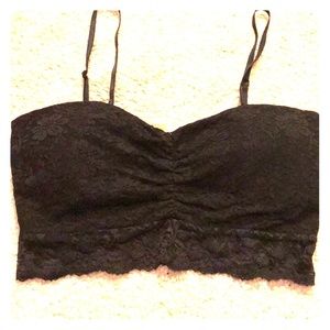 Lace crop/bandeau